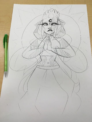 320x427 A Real Big Nova Sketch For @undexterous Here You Are Boo - Boo Sketch