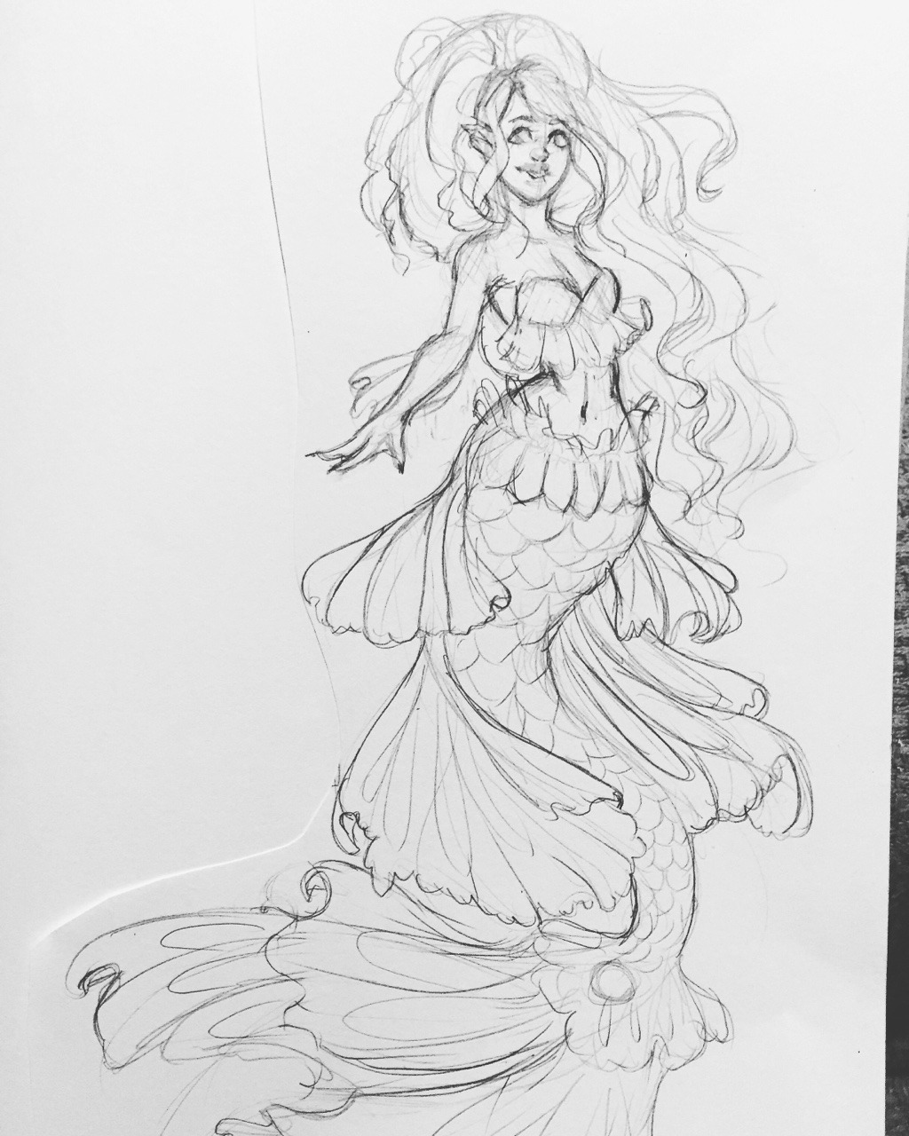 1024x1280 Art Amp Stuff Sirena Von Boo Sketch - Boo Sketch