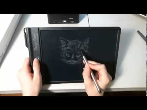 480x360 Grumpy Cat Drawing Boogie Board 10.5 Review With Maggatizer - Boogie Board Sketch