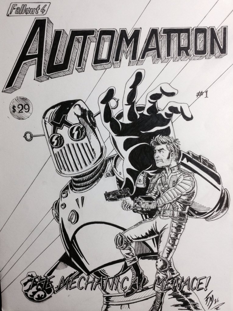 765x1024 Fallout 4 Comic Book Cover - Book Cover Sketch