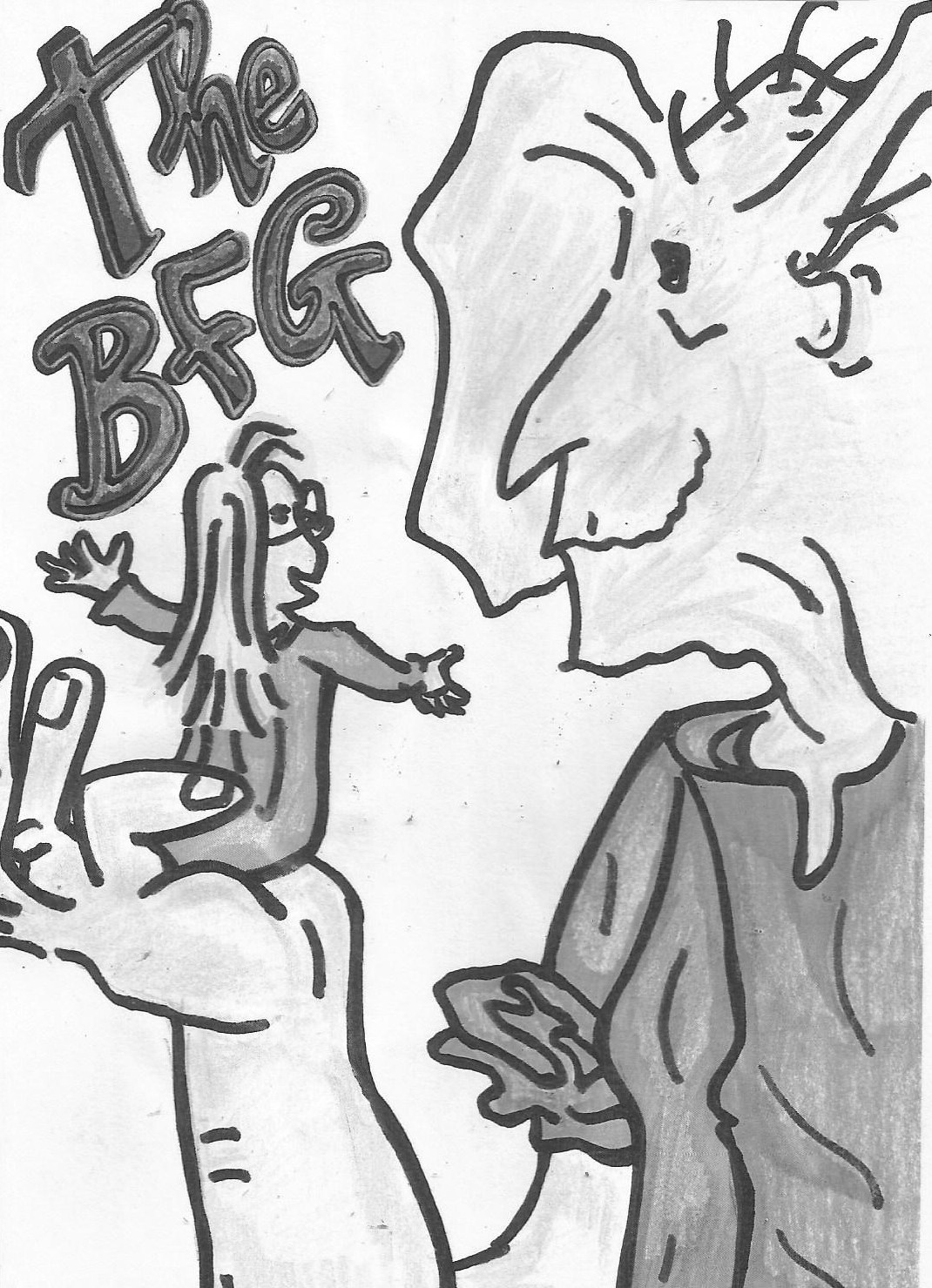 1070x1479 The Bfg Design A Book Cover Activity Mash.ie - Book Cover Sketch