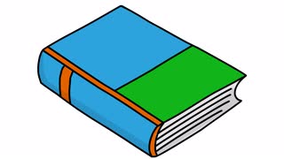 320x180 Stack Of Book 1 Sketch Illustration Hand Drawn Animation - Book Sketch Image