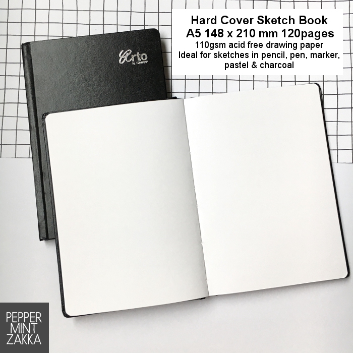 700x700 Arto A5 Hard Cover Sketch Book 1pcs - Book Sketch Image