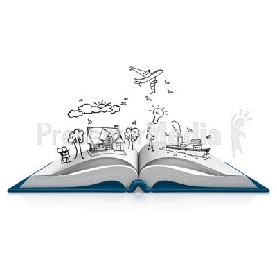 400x400 Book Dream Sketch - Book Sketch Image