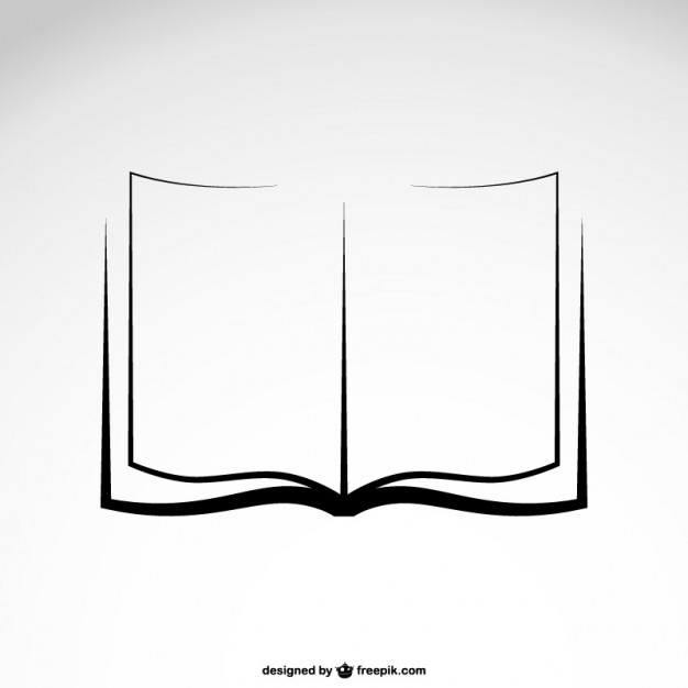 626x626 Book Sketch Vector Free Download - Book Sketch Image