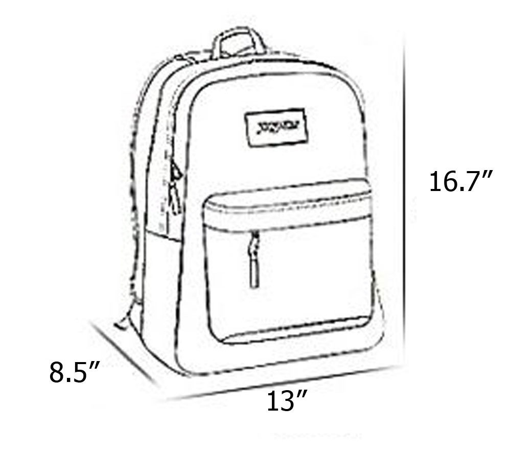 1000x889 Jansport Unisex Superbreak Goose Grey Urban Oasis Backpack 2day - Bookbag Sketch