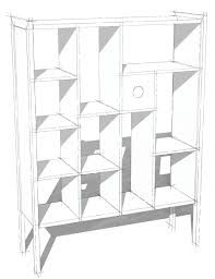 197x256 Kartinki Po Zaprosu Bookcase Sketch Design Promdizajn - Bookcase Sketch