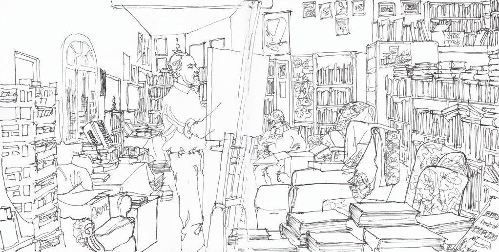 Bookshop Sketch