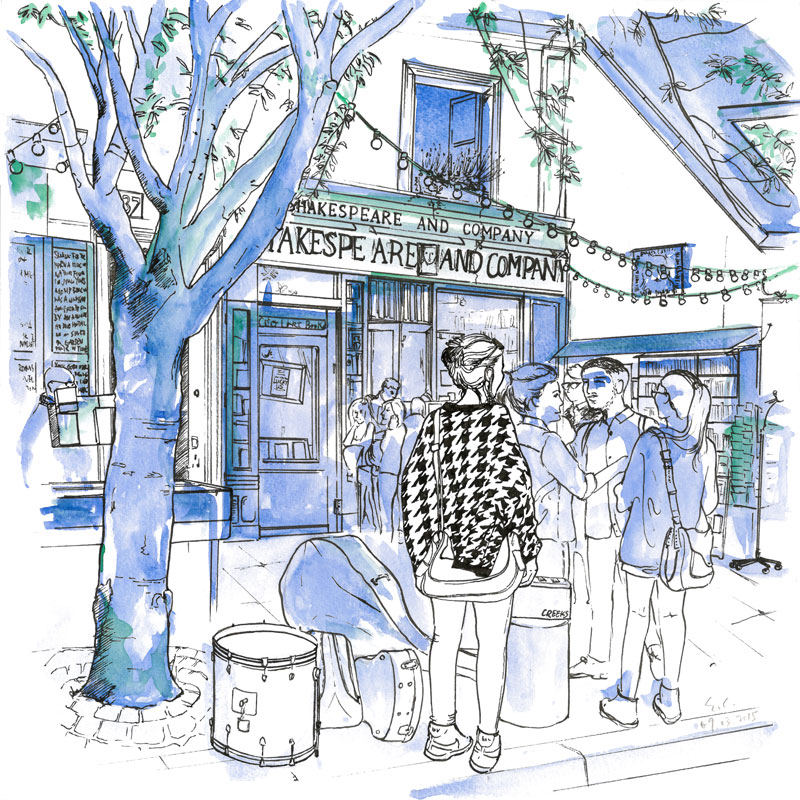 800x800 E M I L Y C H A U - Bookshop Sketch