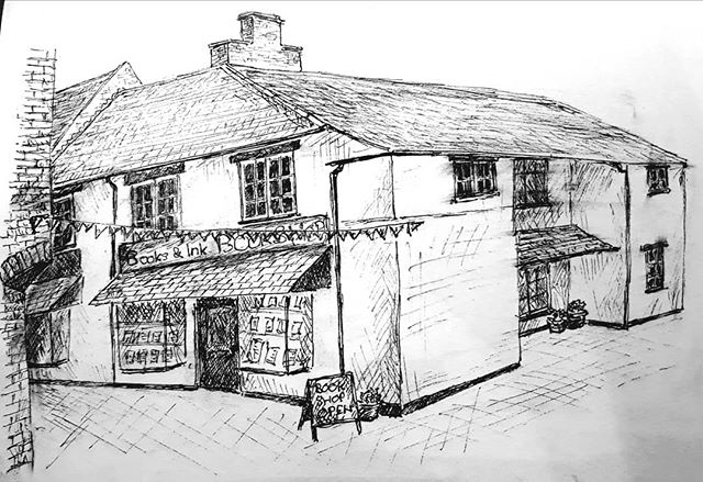 640x439 Just Penned A Sketch Of My Favourite T E Shepherd - Bookshop Sketch