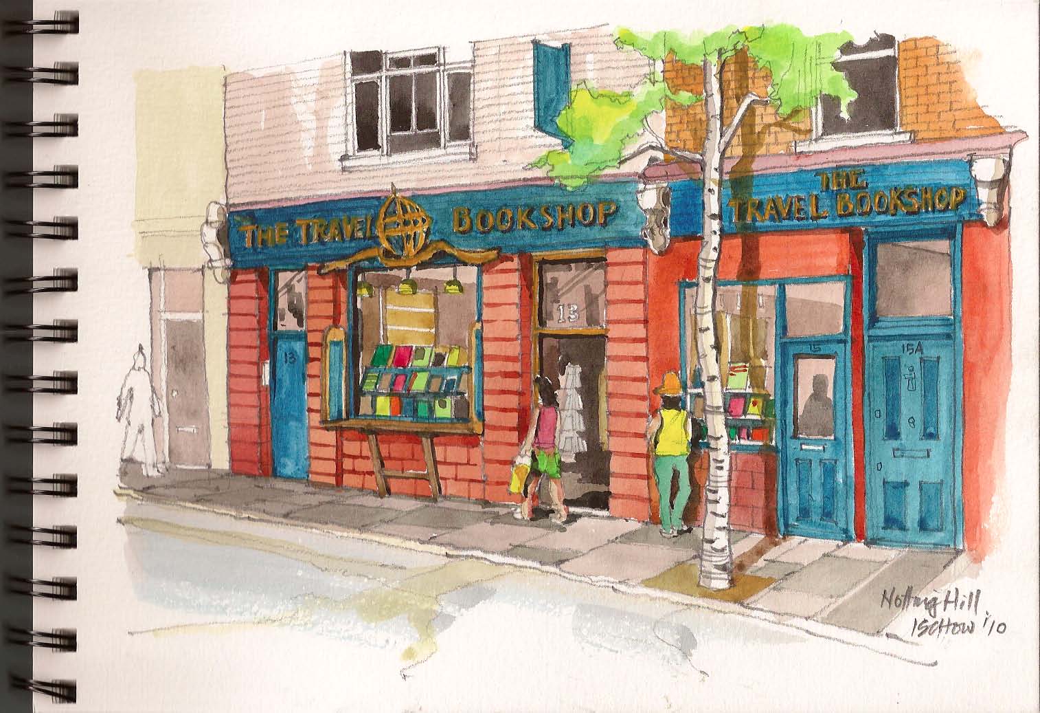 1514x1037 Art - Bookshop Sketch