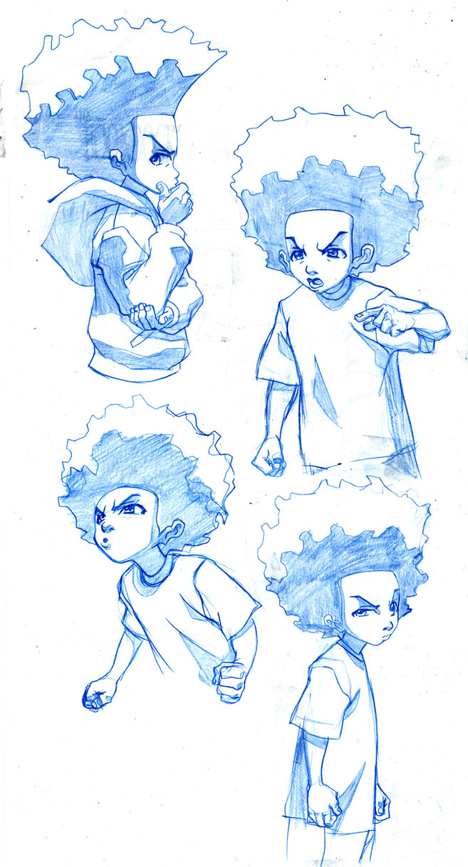 657x1216 Concept Art The Boondocks Information Center Fandom Powered By - Boondocks Sketch