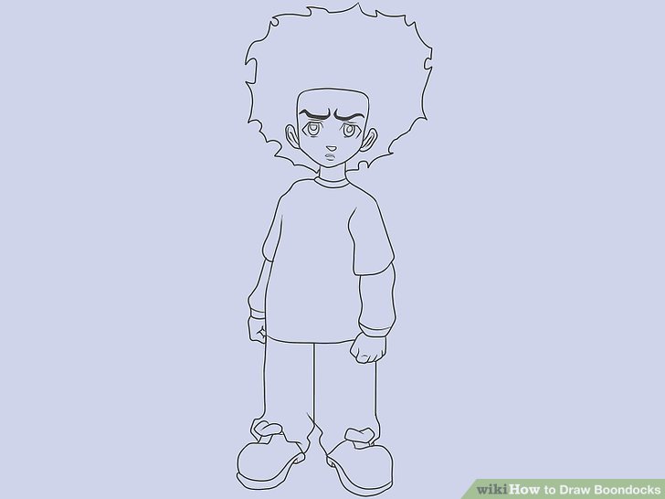 728x546 How To Draw Boondocks (With Pictures) - Boondocks Sketch