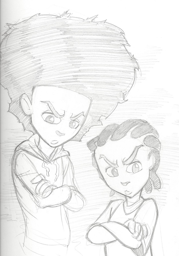 625x891 Boondocks - Boondocks Sketch