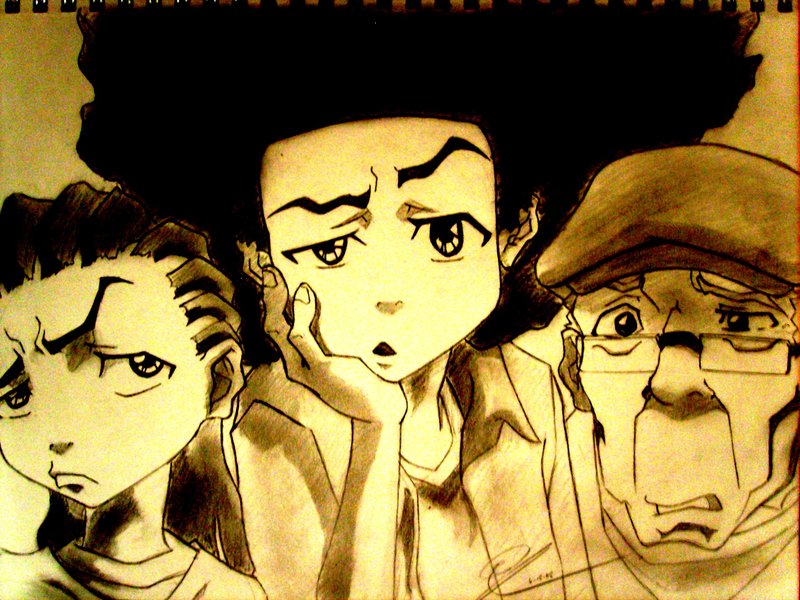 800x600 Boondocks Sketch The Boondocks Know Your Meme - Boondocks Sketch