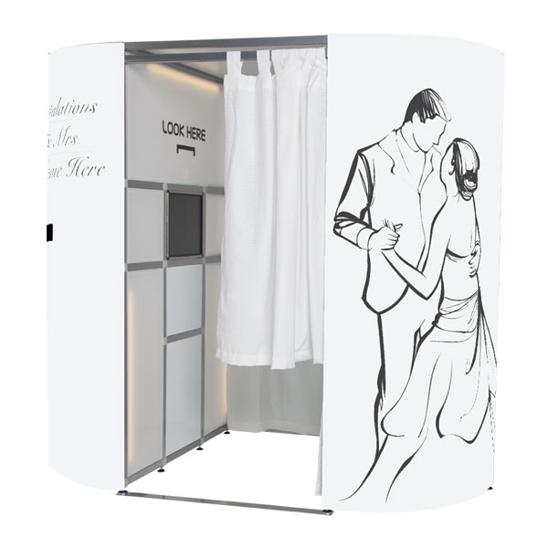 600x600 Photobooths Wedding Sketch Photo Booth Skins - Booth Sketch