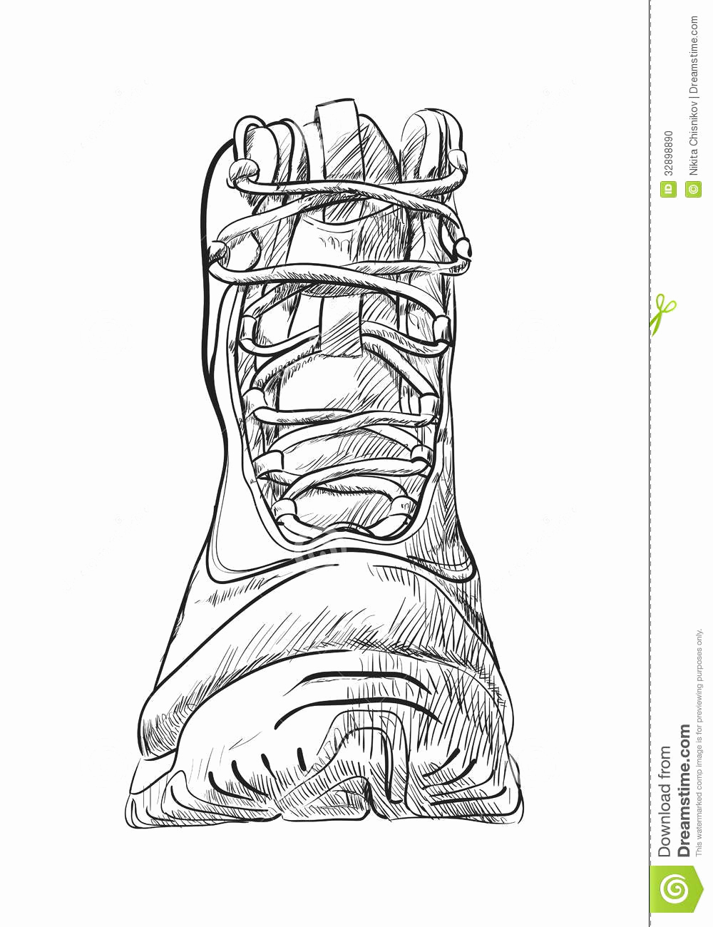 1000x1300 Boots Sketch Sketch Boot Stock Photo Image 32898890 - Boots Sketch