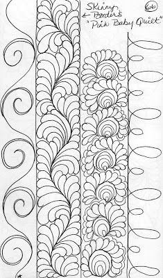 235x400 Luann Kessi Quilting Sketch Book.....narrow Border Designs My - Border Design Sketch
