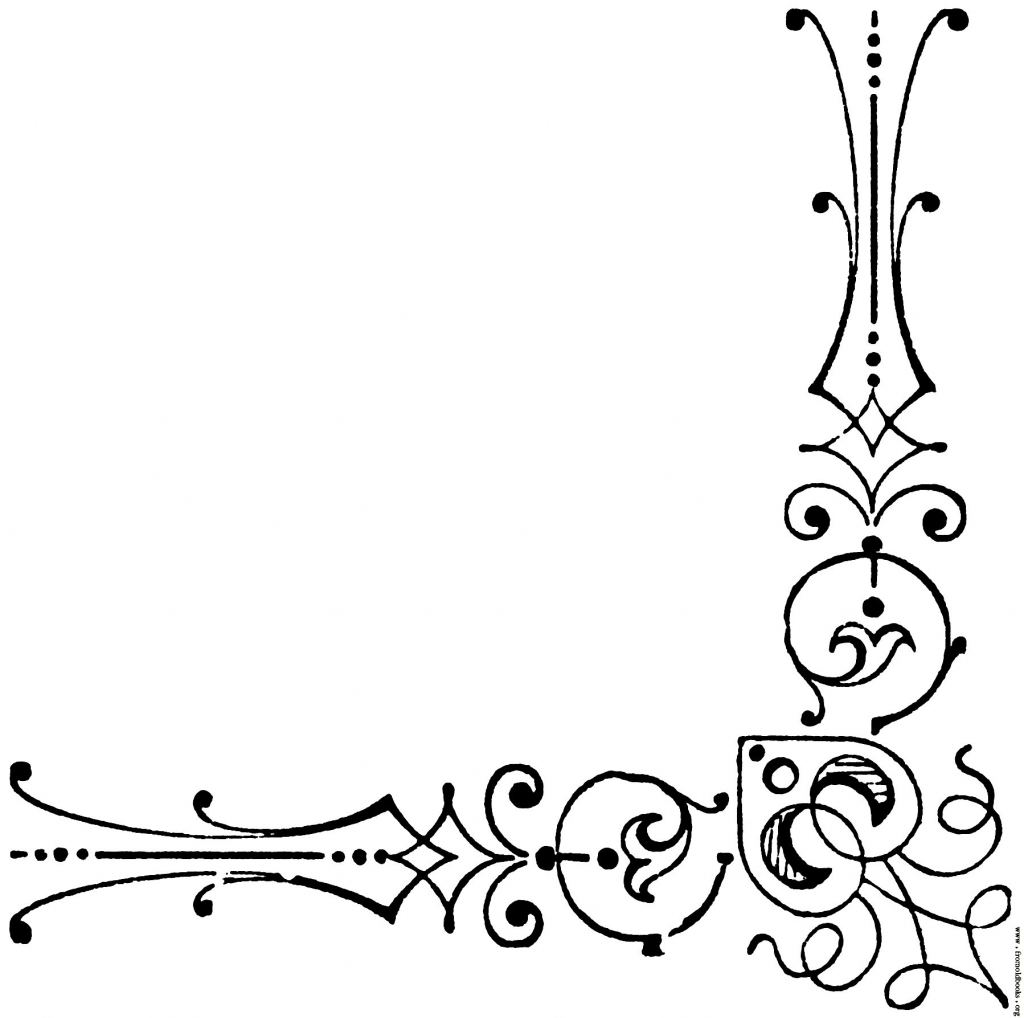 1024x1018 Border Design For Project - Border Design Sketch