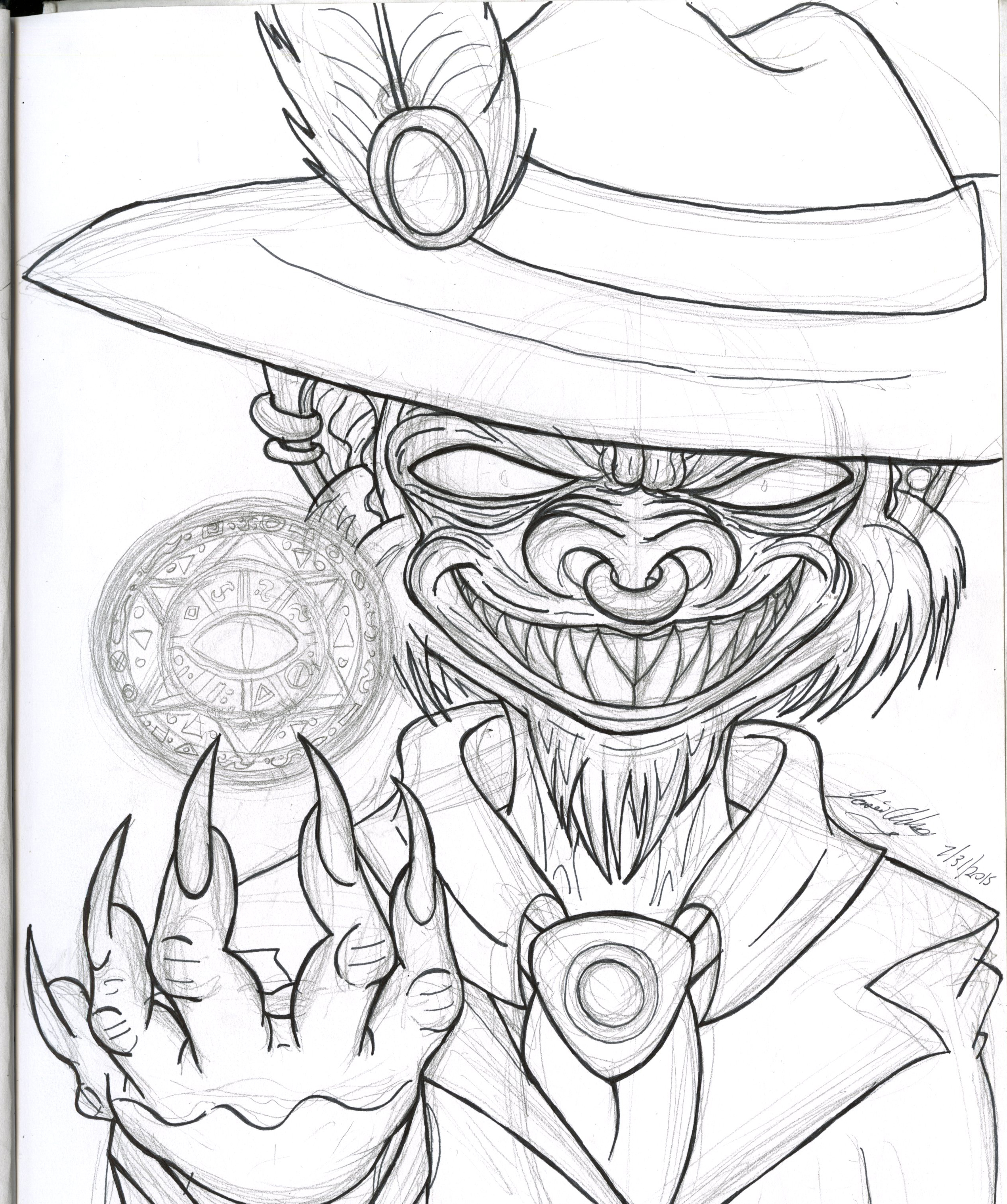 2541x3035 Boss Monkey Sketch Josie Adams - Boss Sketch