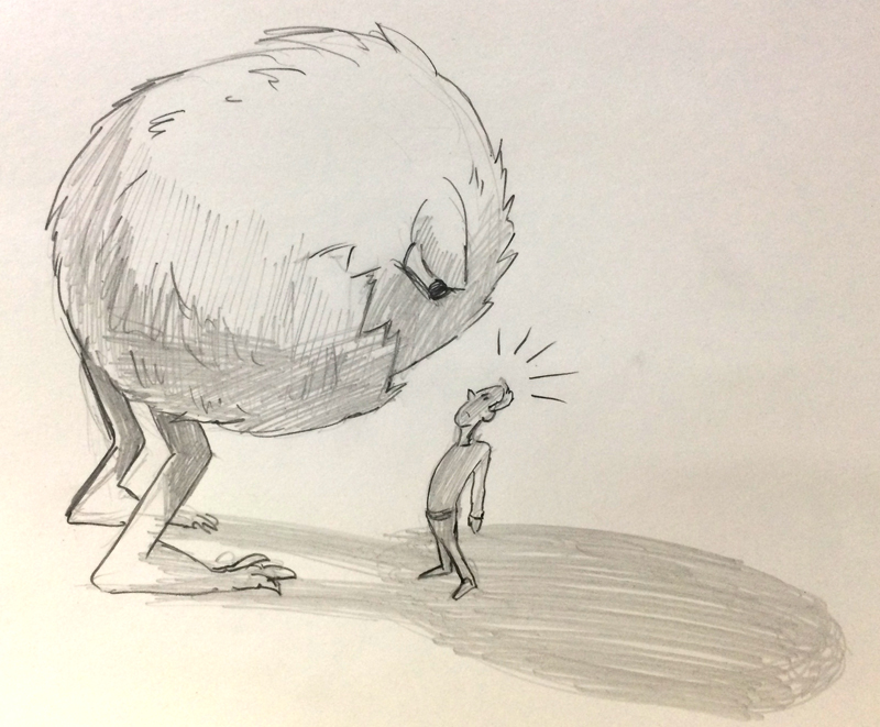 800x661 Boss Monster Sketch Cartoon - Boss Sketch