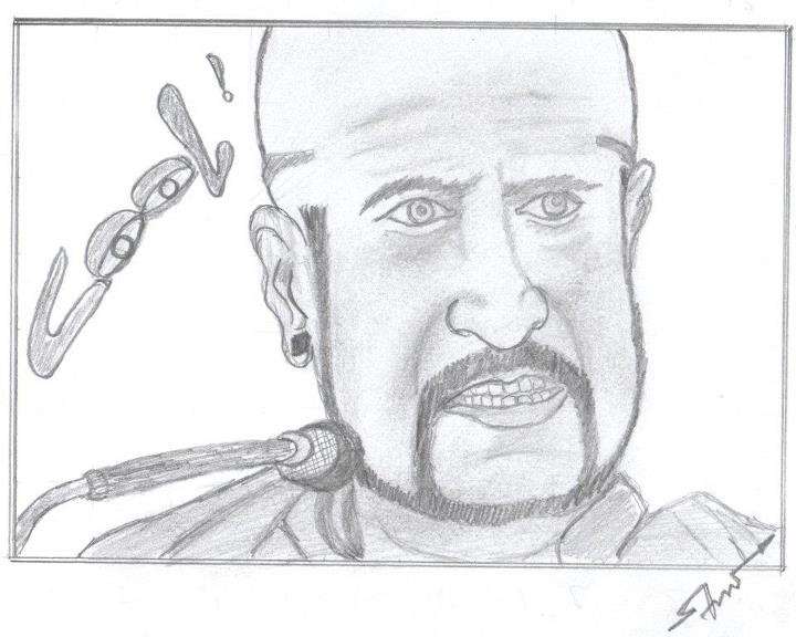 720x576 Spartans Rajni The Boss Sketch Prof. Anivel Sambasivam - Boss Sketch
