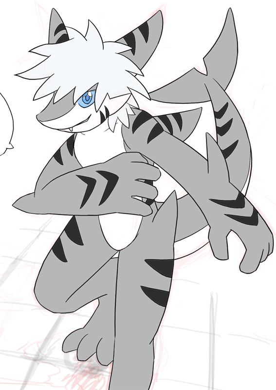 567x800 Sketch] Shark Boss By Audie Gryph - Boss Sketch