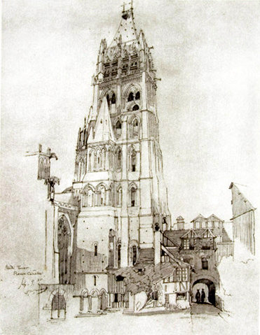 371x479 Sketch Book Of The Boston Architectural Club...issue Of 1890 - Boston Sketch