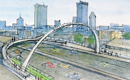 500x310 Usatf New England Nov.19 Hearing For Pedestrian Bridge Proposal - Boston Sketch