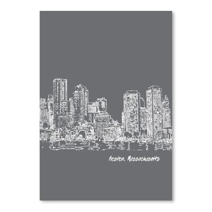 310x310 Boston Skyline Wall Art Wayfair - Boston Skyline Sketch