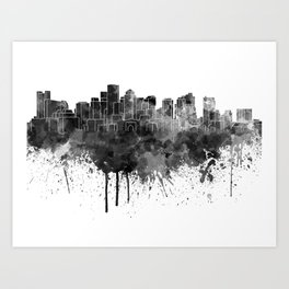 Boston Skyline Sketch at PaintingValley.com | Explore collection of ...