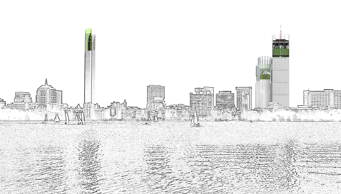 1099x626 Boston Skyline Xchange Architects - Boston Skyline Sketch