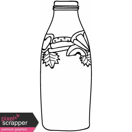 456x456 Collection Of Free Bottle Drawing Sketch. Download On Ubisafe - Bottle Sketch