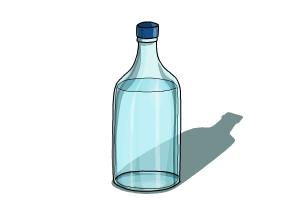 300x200 How To Draw A Water Bottle - Bottled Water Sketch