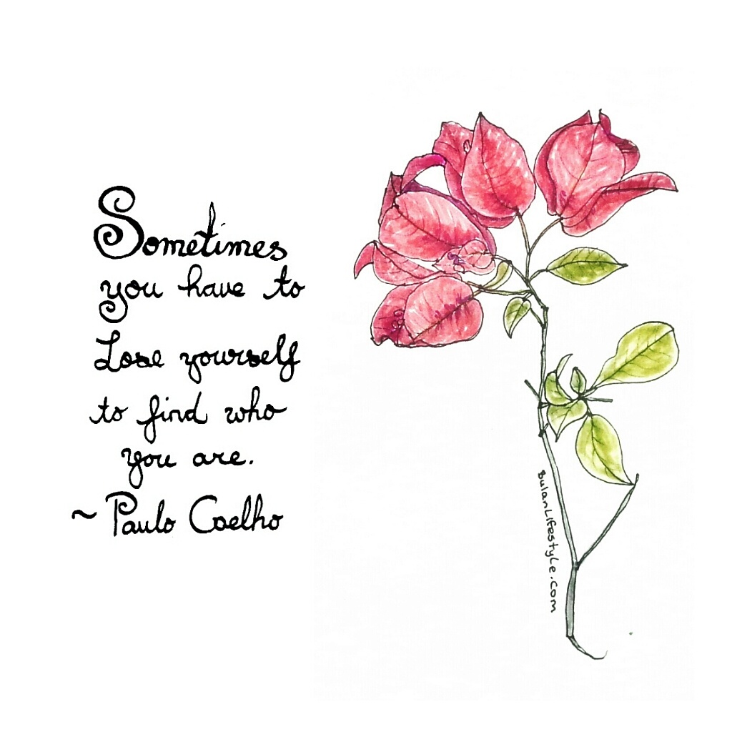 1024x1024 Sketch Of The Day No 829 In My Moleskine Art Journal - Bougainvillea Sketch