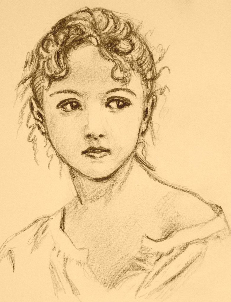 781x1022 Vintage Bouguereau Girl By Pmucks - Bouguereau Sketches
