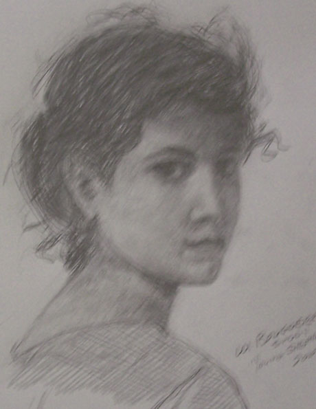 460x595 W Bouguereau Sketch - Bouguereau Sketches