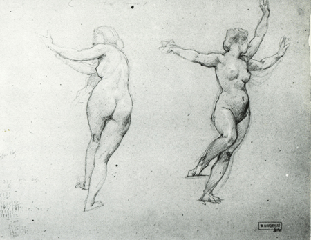 450x348 William Adolphe Bouguereau Nymphs And Satyr, 1873 Si Vis Pacem - Bouguereau Sketches