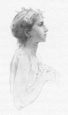 225x378 D 00 02 In 2018 Sketches Drawn By William Adolphe Bouguereau - Bouguereau Sketches
