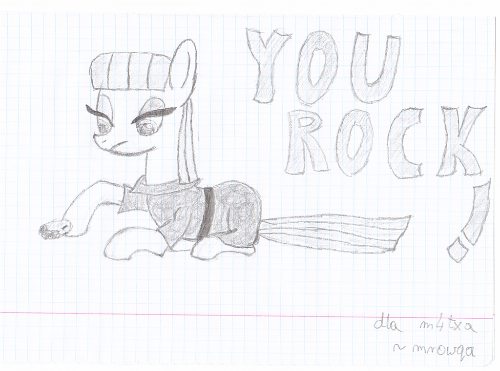 1024x761 Maud Pie And Boulder Sketch By Mrowqa - Boulder Sketch