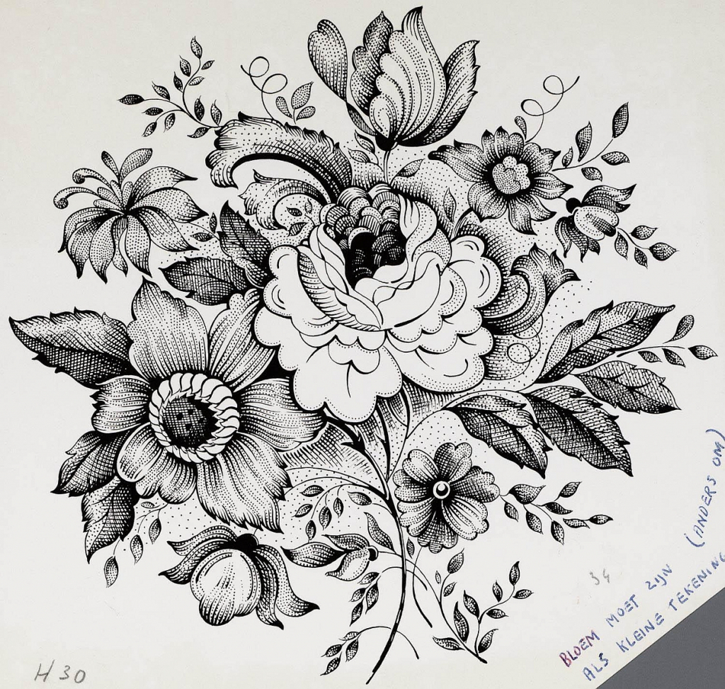 Bouquet Of Flowers Sketch at PaintingValley.com | Explore collection of