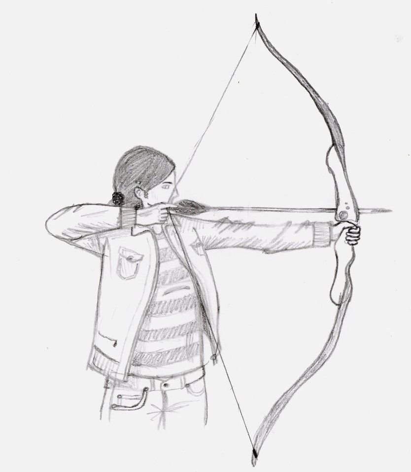 834x957 Bow And Arrow Sketch Tattoo Art Sketch Tattoo - Bow And Arrow Sketch
