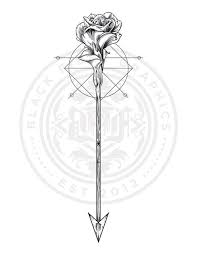 197x255 Bow Chest Arrow Sketch Tattoos Pictures - Bow And Arrow Sketch