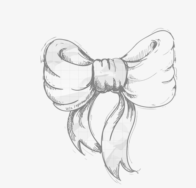 Bow Ribbon Sketch at PaintingValley.com | Explore collection of Bow ...