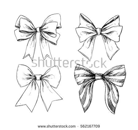 450x423 Drawn Bow Tie Sketch 17 - Bow Tie Sketch