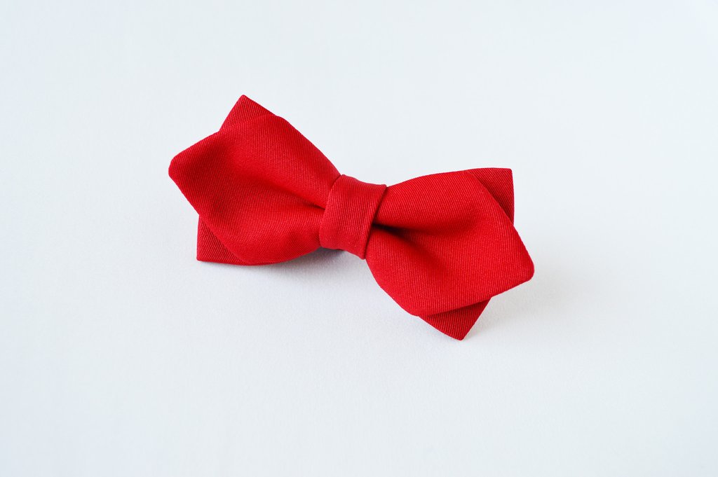 1024x681 Red Diamond Tip Bow Tie Sketch Design - Bow Tie Sketch