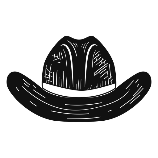 512x512 Cowboy Hat Sketch Icon - Bowler Hat Sketch