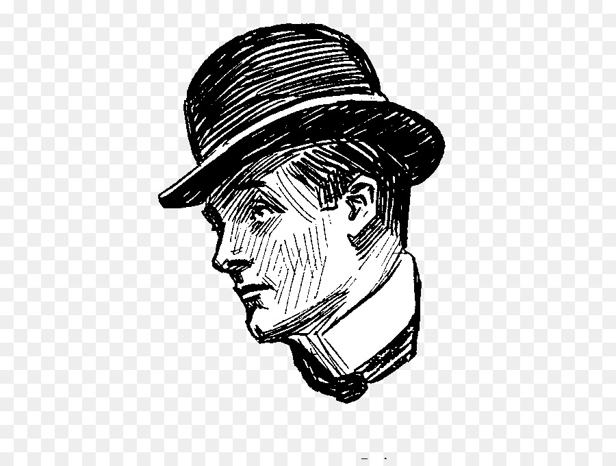 900x680 Drawing Bowler Hat Photography - Bowler Hat Sketch