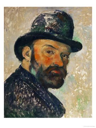 338x450 Self Portrait With Bowler Hat (Sketch), 1885 1886 Giclee Print By - Bowler Hat Sketch
