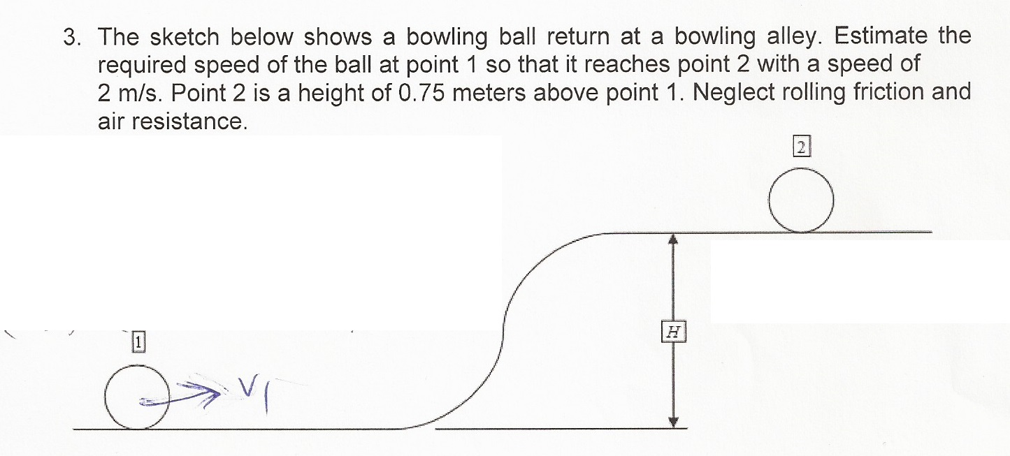 1445x653 Solved 3. The Sketch Below Shows A Bowling Ball Return At - Bowling Alley Sketch
